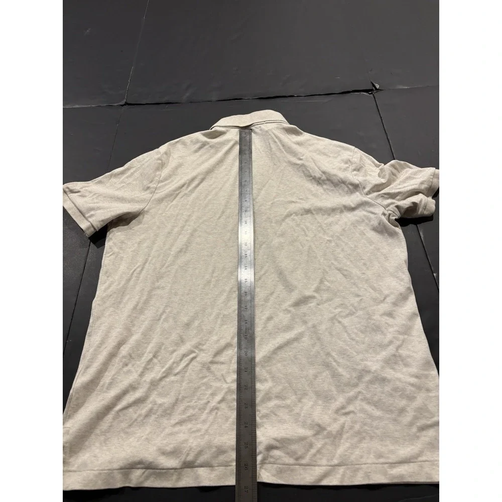 Polo Ralph Lauren Men's Classic Fit Soft Cotton Short-Sleeve Polo Shirt Beige LG